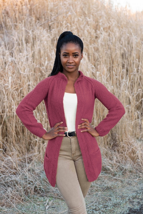 Stine Cardigan fra SD Design (lang model)