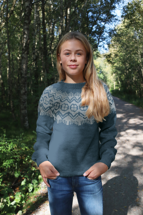 Attica trøje Mørk Denim