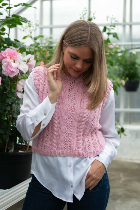 Maj Top Lys Rosa