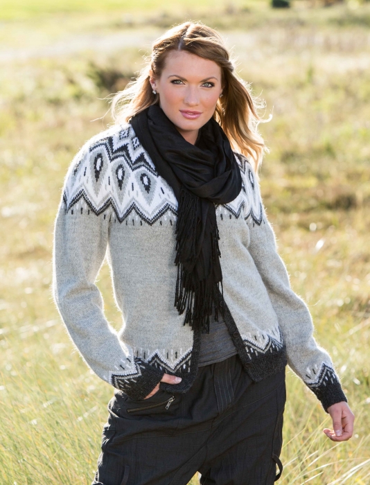 Viking - Embla Cardigan Grå 1416-1