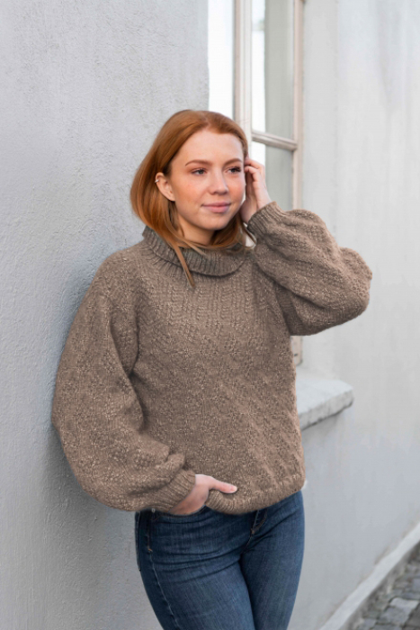 Lotta Genser Lys Brun Melert av SD 