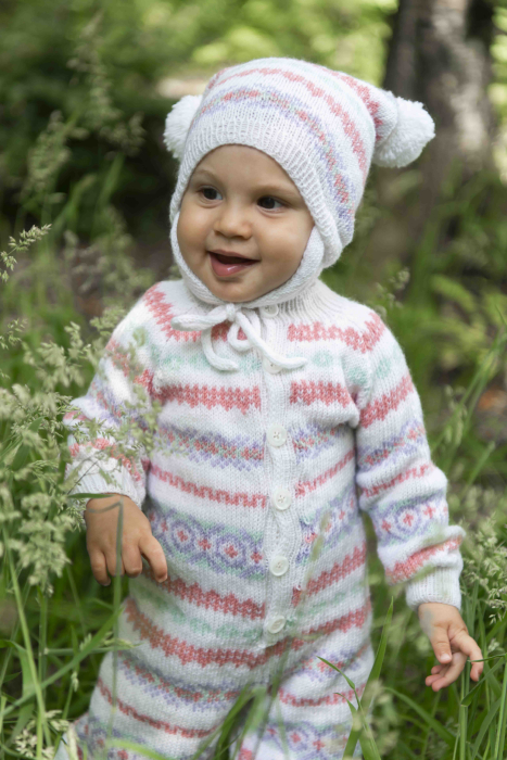 Regnduft Babydress & Lue Pastell