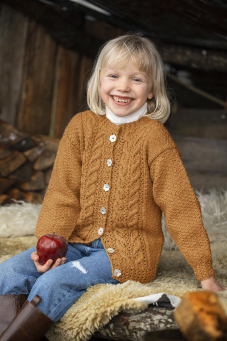 Gjestal - Rilja Cardigan Varmgul  284-20D 