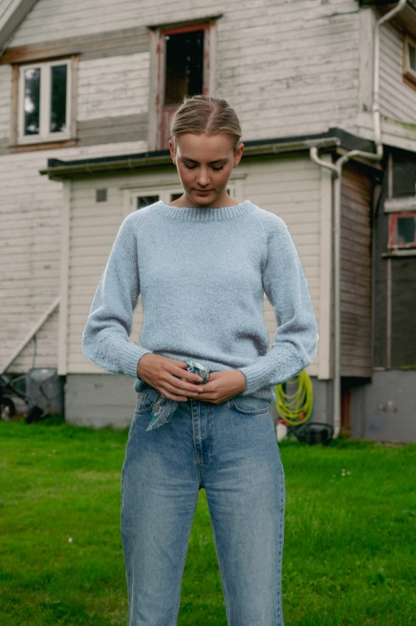 HOY - Vårin Genser Dus denim