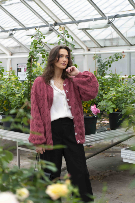 Rikke Cardigan Hindbær