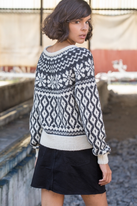 Dale - ANITRA KORT GENSER NATUR 394-12