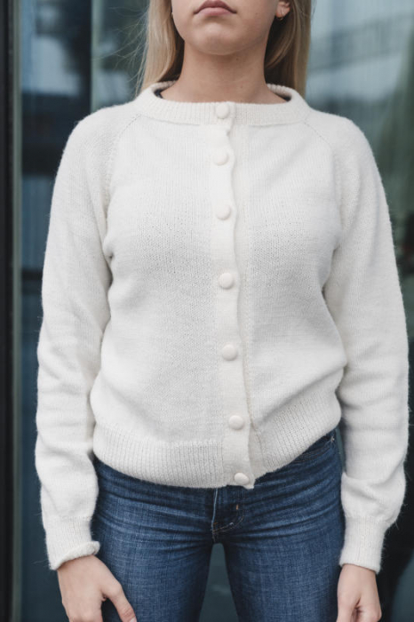 Dale - Salomè Cardigan Hvit 446-08A