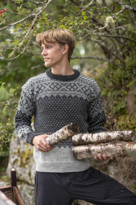 Gjestal - Setesdal Genser Koks (Pure Merino) 288-37