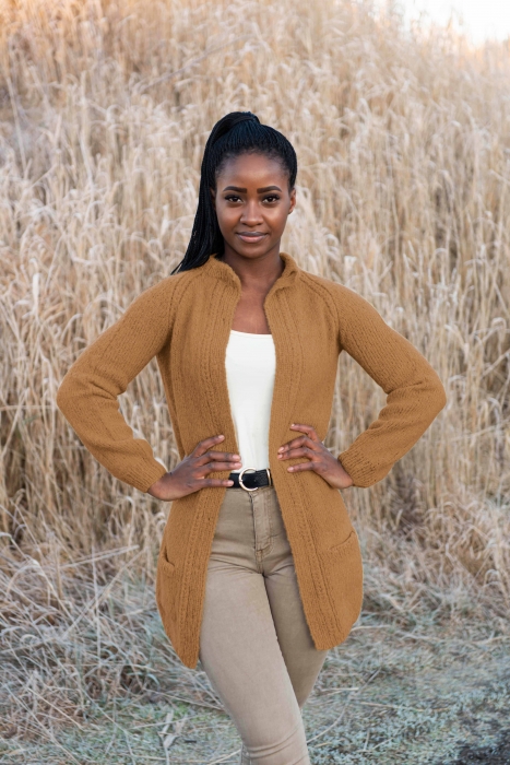 Stine Cardigan fra SD Design (lang model)