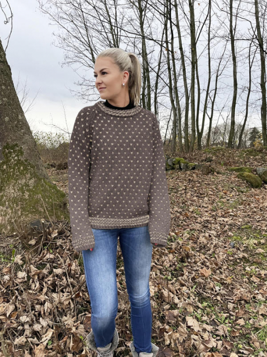 Gjestal - Thel Islender Brun Melert & Beige 294-09J (Cortina Soft) 