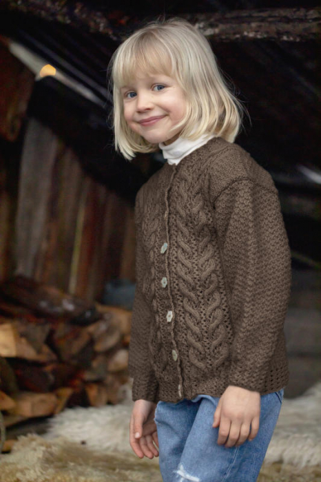 Gjestal - Rilja Cardigan Mørk Brun 284-20C 