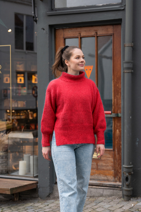 Nemo sweater Dyb Rød fra SD