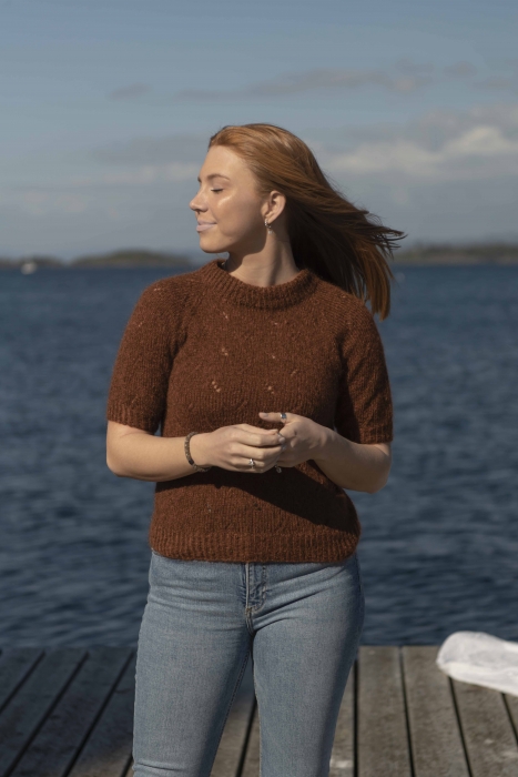 Britta Topp Cognac Melert av SD/HOY
