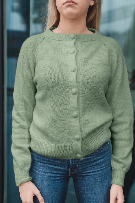 Dale - Salomè Cardigan Dus Jadegrønn 446-08I