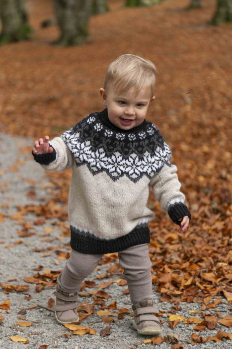 Sort Rose Kids Lys Beige