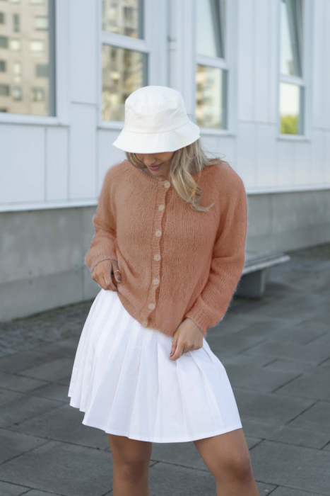 Basic Jakke Kort Mohair Edition av SD Beige Rose