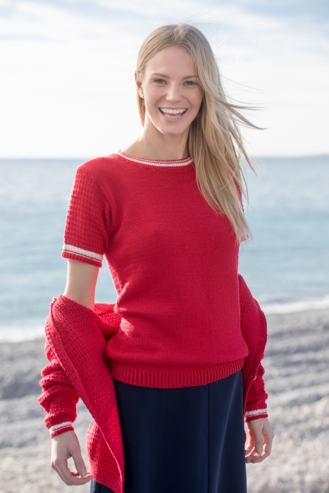 Dale - GRETA TOP RØD 380-13