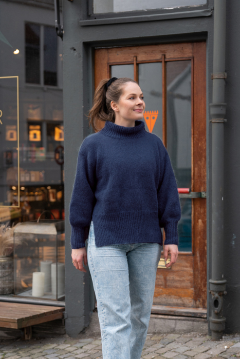 Nemo sweater Støvet Blå fra SD