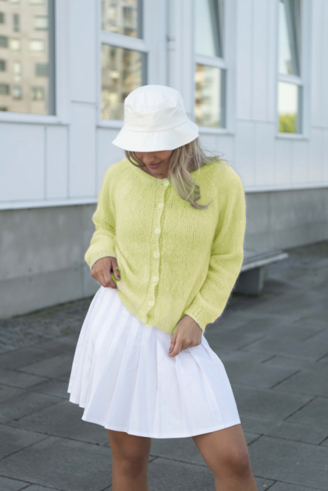 Basic Jakke Kort Mohair Edition av SD Vanlijegul