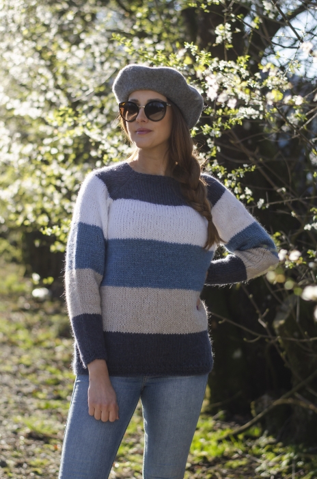 Strikkemekka - Milli Sweater Blå
