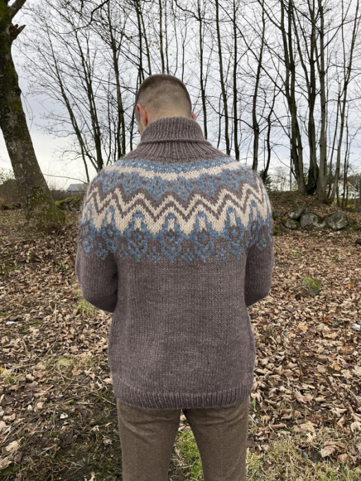 Gjestal - Klaki Genser Brun Melert 294-04B