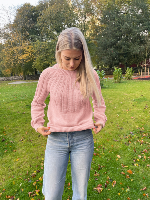 Gjestal - Spiral Sweater Rosa 292-08