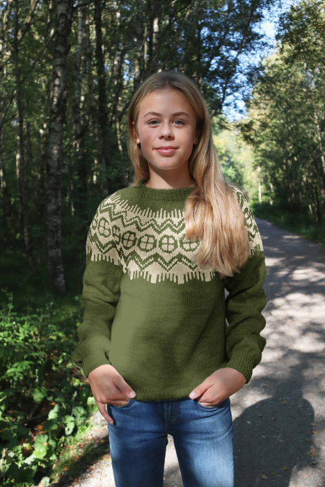 Attica trøje Natur & Oliven