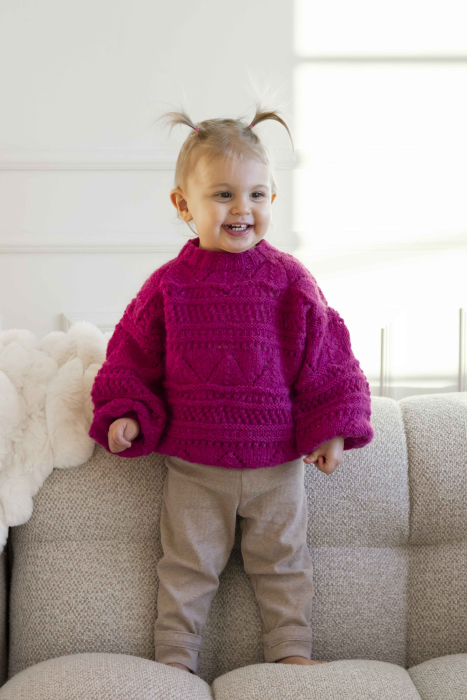 Ebba Trøje Kids Pink