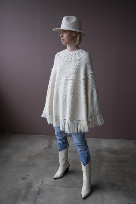 Gjestal - Inès Poncho Natur 293-08
