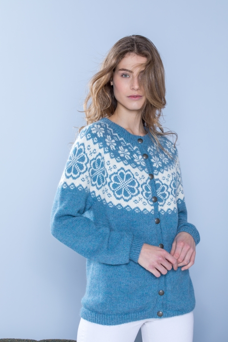 Dale - Q-Symre Kofte Lys Denim/Natur 382-08