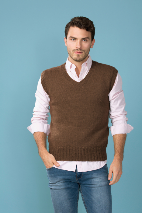 Dale - Paul Slipover Varmbrun 338-04B (alpakka forte) 