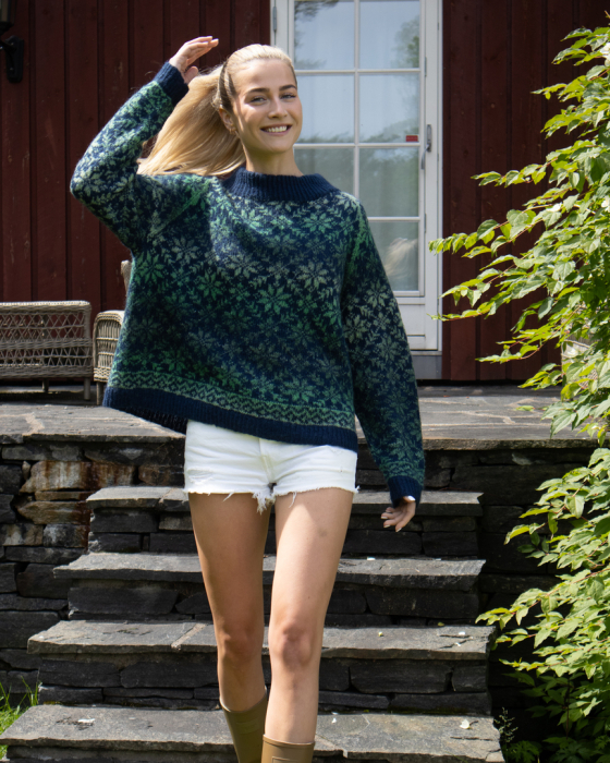 Carly Trøje Indigo 316-17B