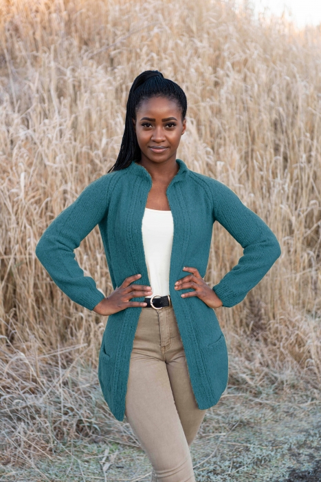 Stine Cardigan fra SD Design (lang model)