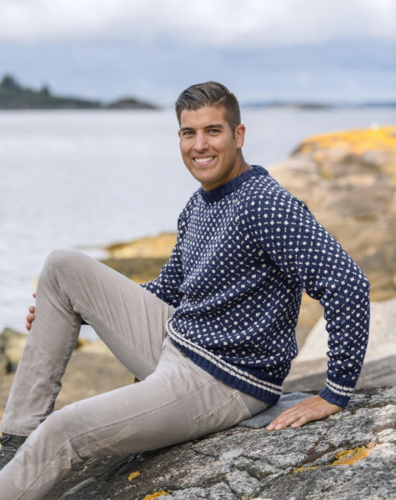 Gjestal - Klassisk Islender Marine (Pure Merino) 288-27A