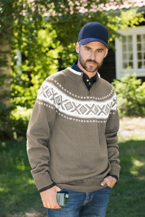 Dale - Cortina Genser Beige 370-03B (Baby Ull)