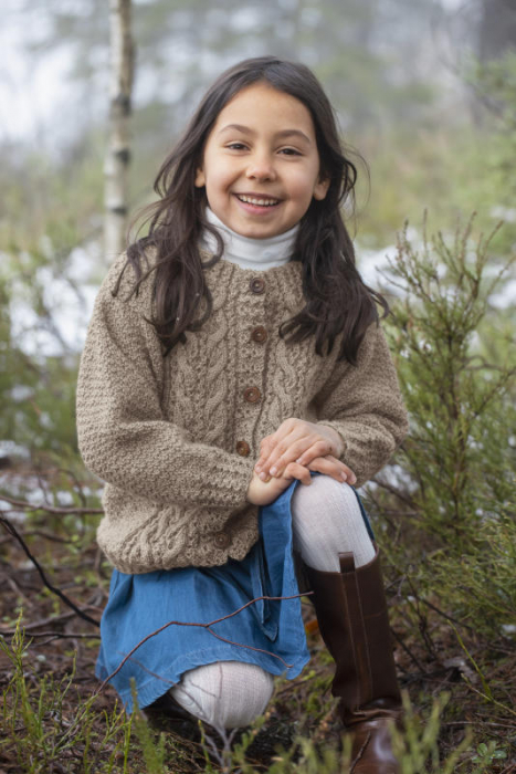Gjestal - Rilja Cardigan Beige Melert 284-22B