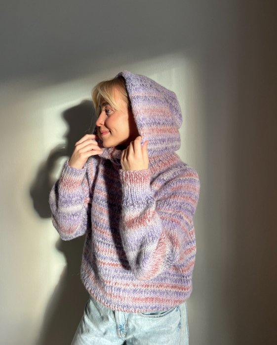 Krogh Balaklava Trøje Lys Lilac by Øyunn Krogh/House of Yarn