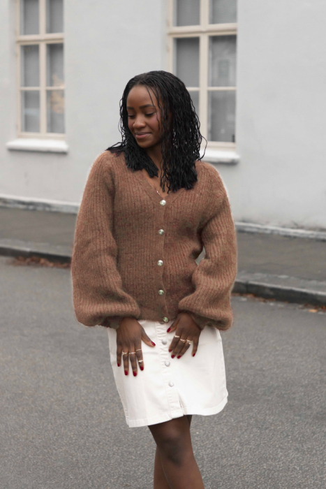 Silky Sunday Cardigan HOY/SD Beige Rose