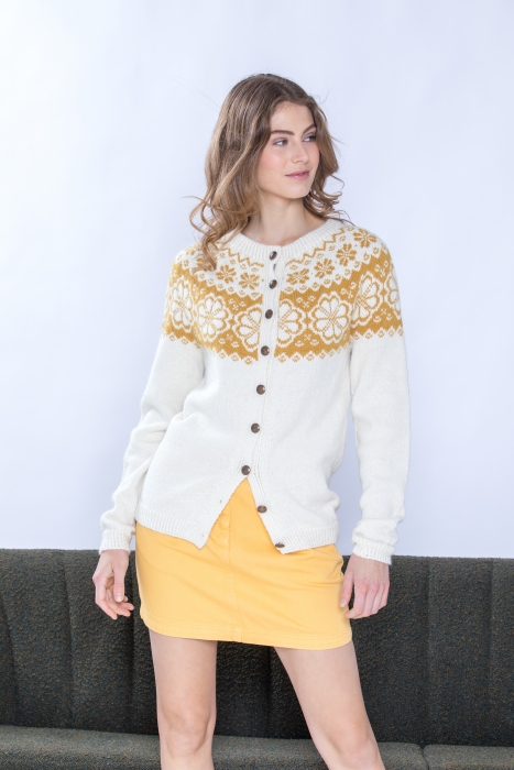 Dale - Q-Symre Kofte Natur/Maisgul 409-02