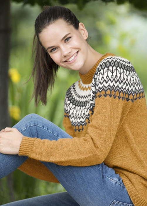 Gjestal - Silje Trøje Varm Gul 289-05